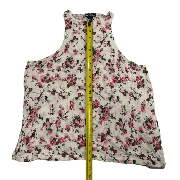 Wet Seal size small sleeveless tank top. White with florals in great condition! - Picture 4 of 8